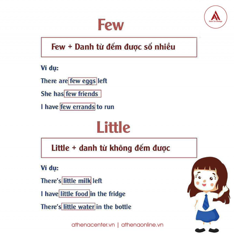 few,little